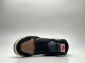 AJ1 Black Mocha Reverse Swoosh Sneakers