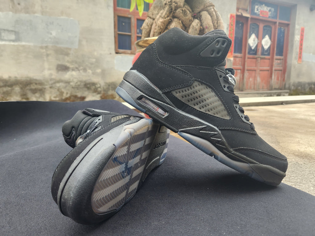 Air Jordan 5 Retro Triple Black Men's Sneakers