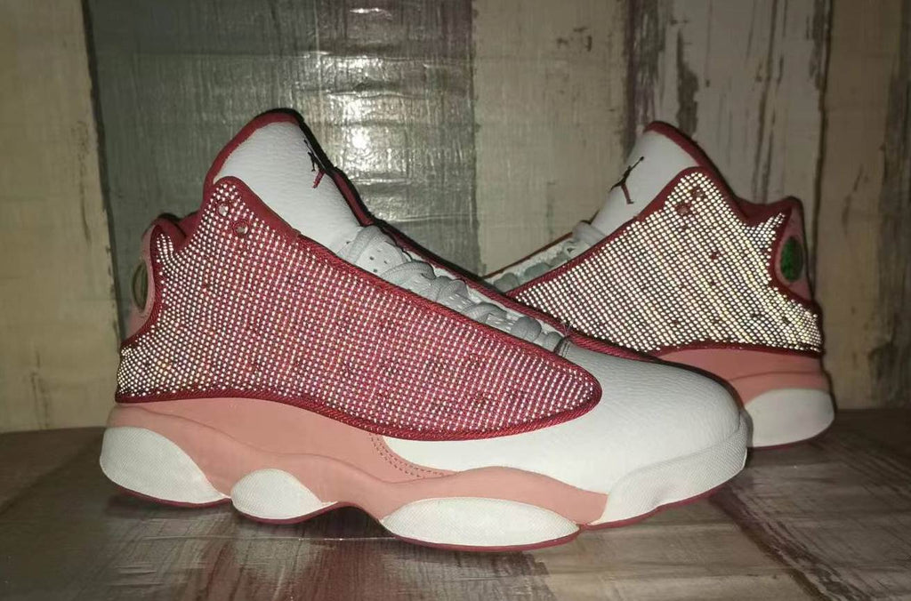 Air Jordan 13 Men's Sneakers – White & Burgundy