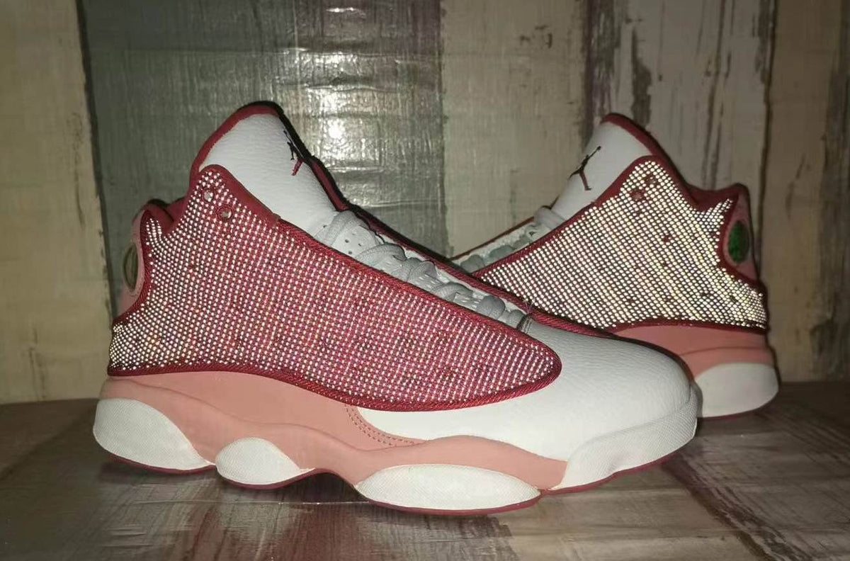 Air Jordan 13 Men's Sneakers – White & Burgundy