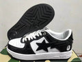 BAPE STA Low-Top Sneakers – Black/White