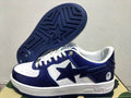 BAPE STA Low-Top Sneakers – Navy/White