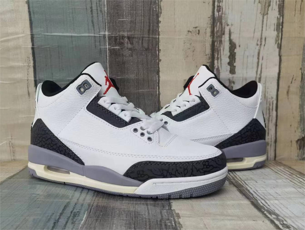 Jordan 3 White Cement Grey Men's Sneakers